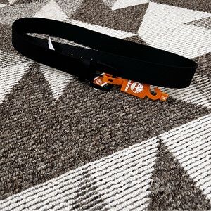 Timberland Black Belt size 38 genuine leather